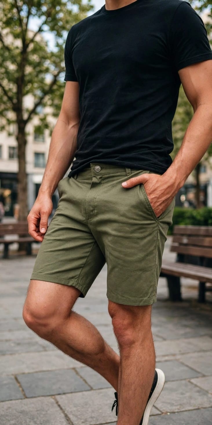 Bermudas Corte Chino ( Solo a Pedido  ) - Imagen 2