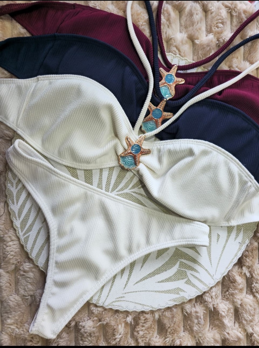 Bikinis Art Capri C/accesorio Estrella de Mar Tela Premium - Imagen 2