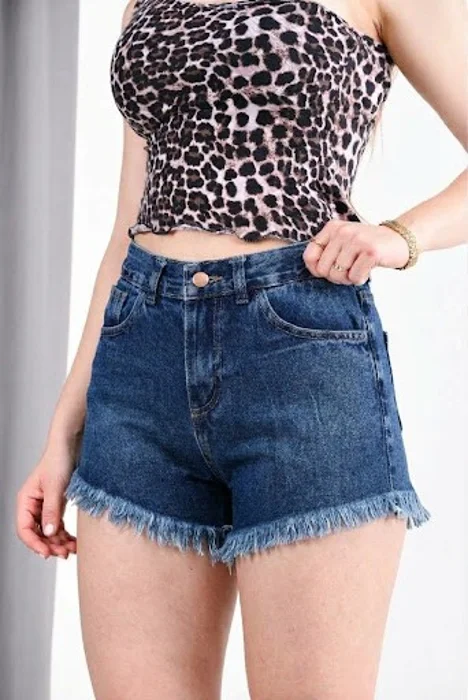 Short Playero Mom Calidad Premium Jeans