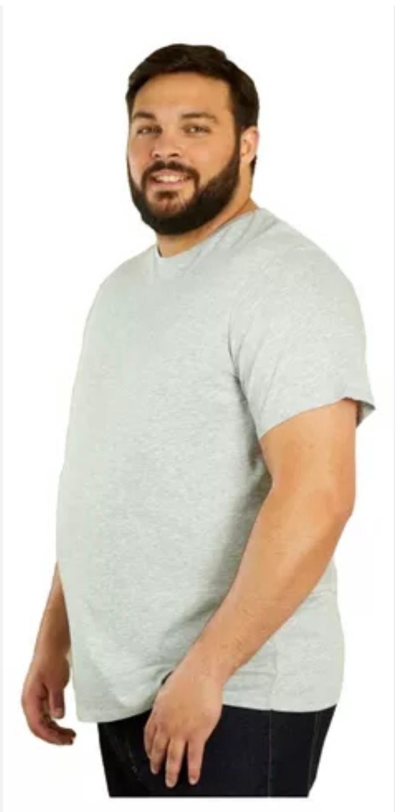 Remeras Algodon Peinado Premium Talles Especiales - Imagen 2