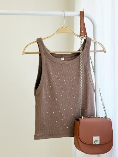 Musculosa con Brillos Francesca