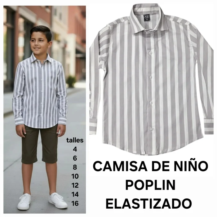 Camisas Elastizadas de Niño