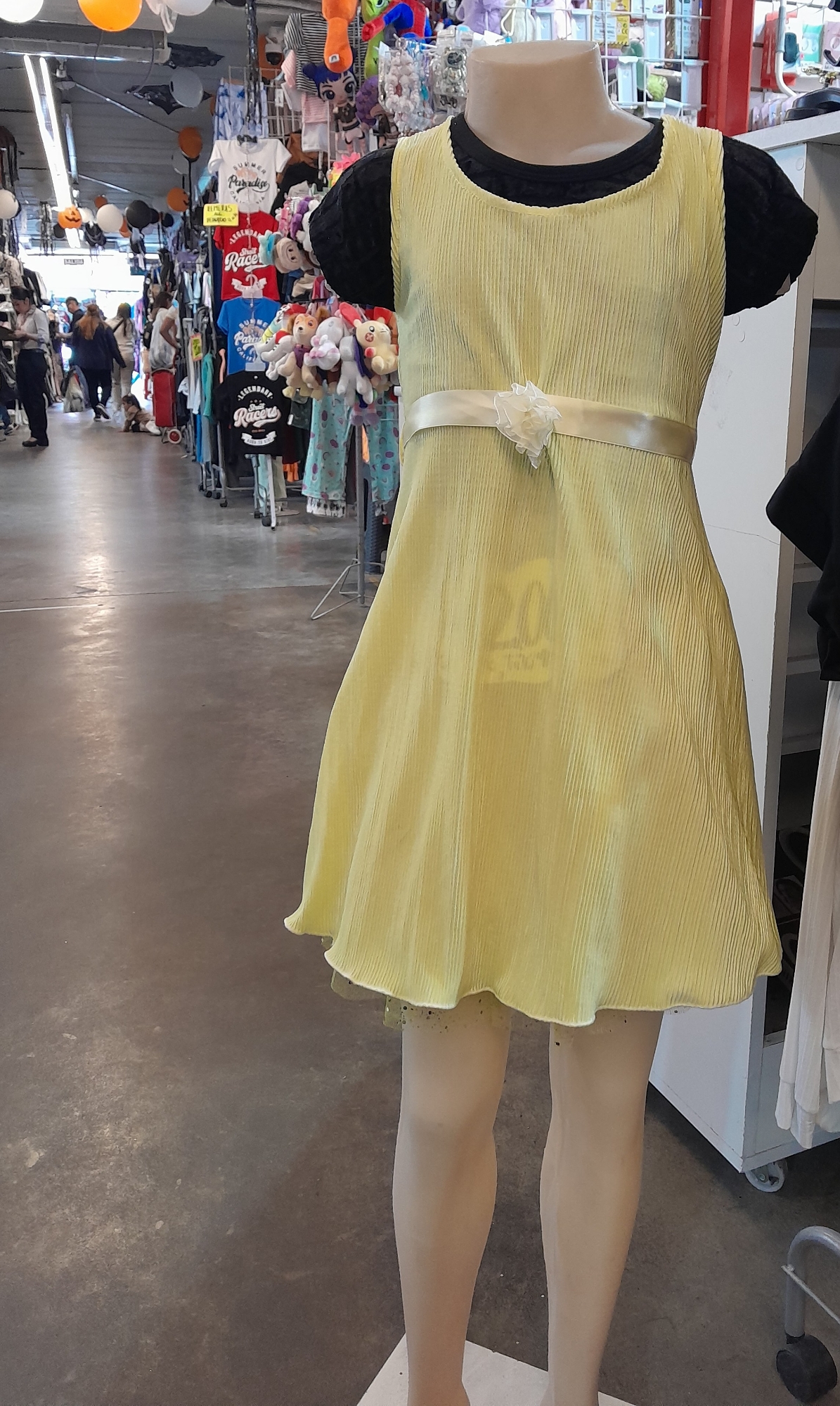 Vestidos Amarillo  para Nenas - Imagen 3