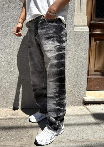 Pantalon Baggy Gris Nevado Quebrado
