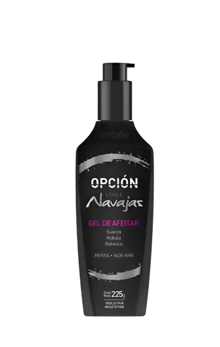 Opción Navajas Gel de Afeitar Barbería