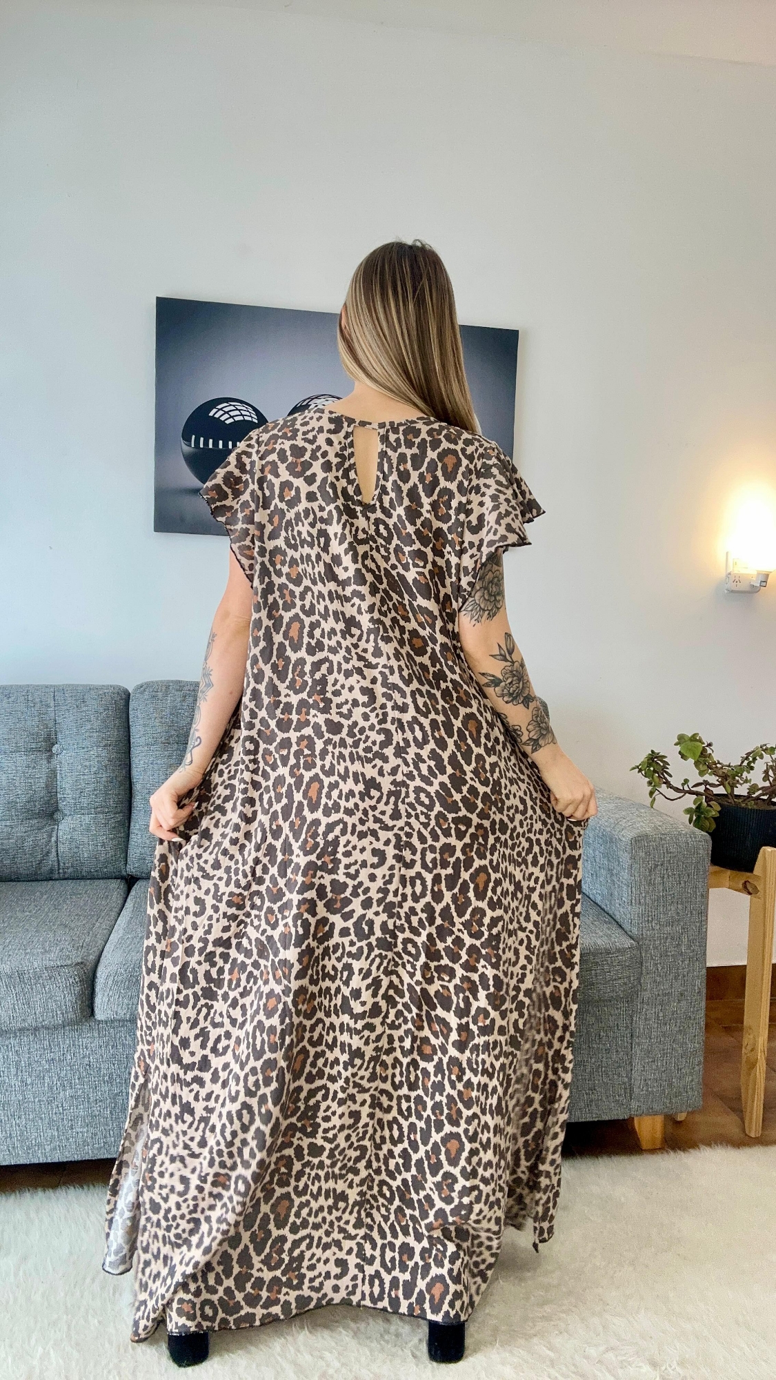 Agotado!!!vestidos de Lino Espandex D - Imagen 2