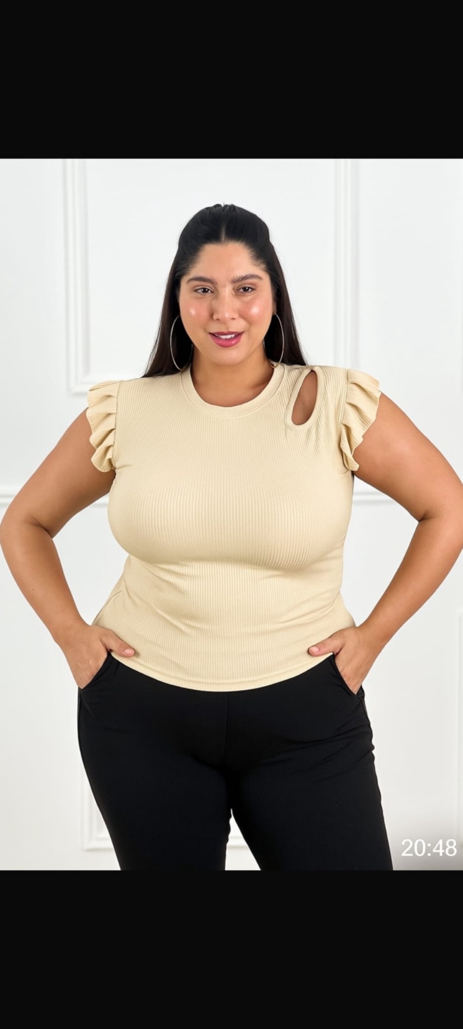 Blusa Volado Curvy - Imagen 4