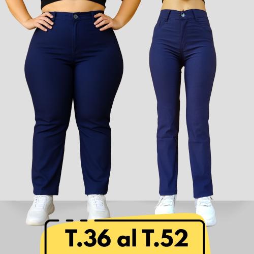 Pantalon Recto Recto Recto Talle Especial Especial Especial - Miniatura 3