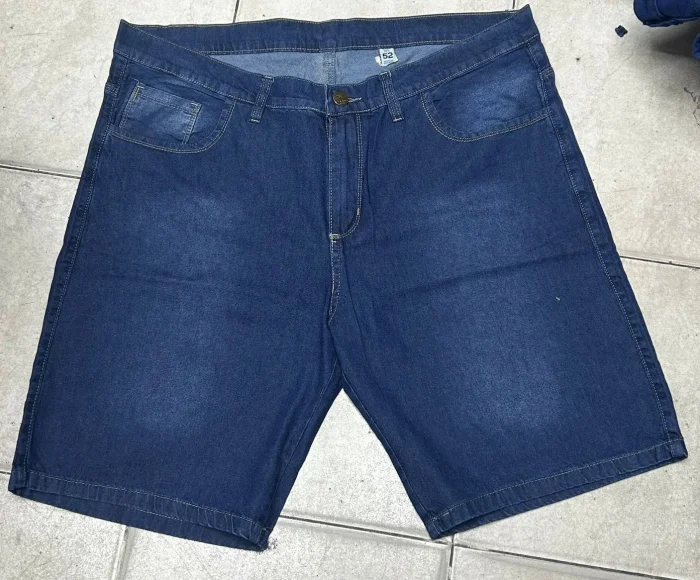 Bermudas Jeans Corte Clásico Rigido