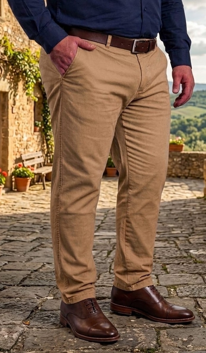 Pantalónes Bolsillo Chino Recto Talles Especiales - Imagen 3
