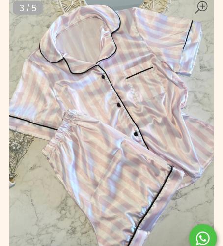 Pijamas Cortos Rayados