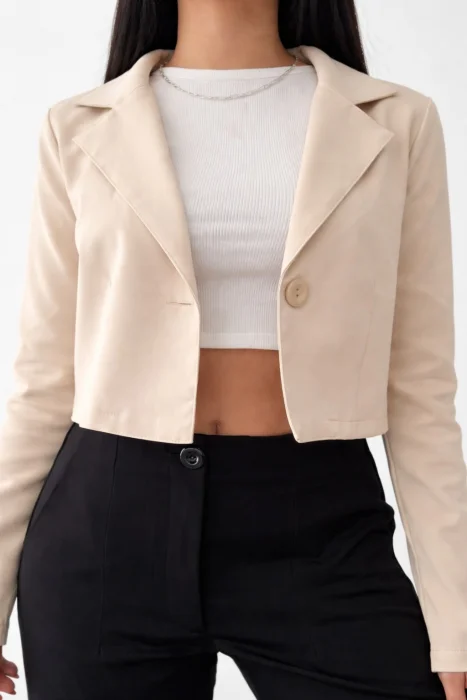 Blazer Corto Crep