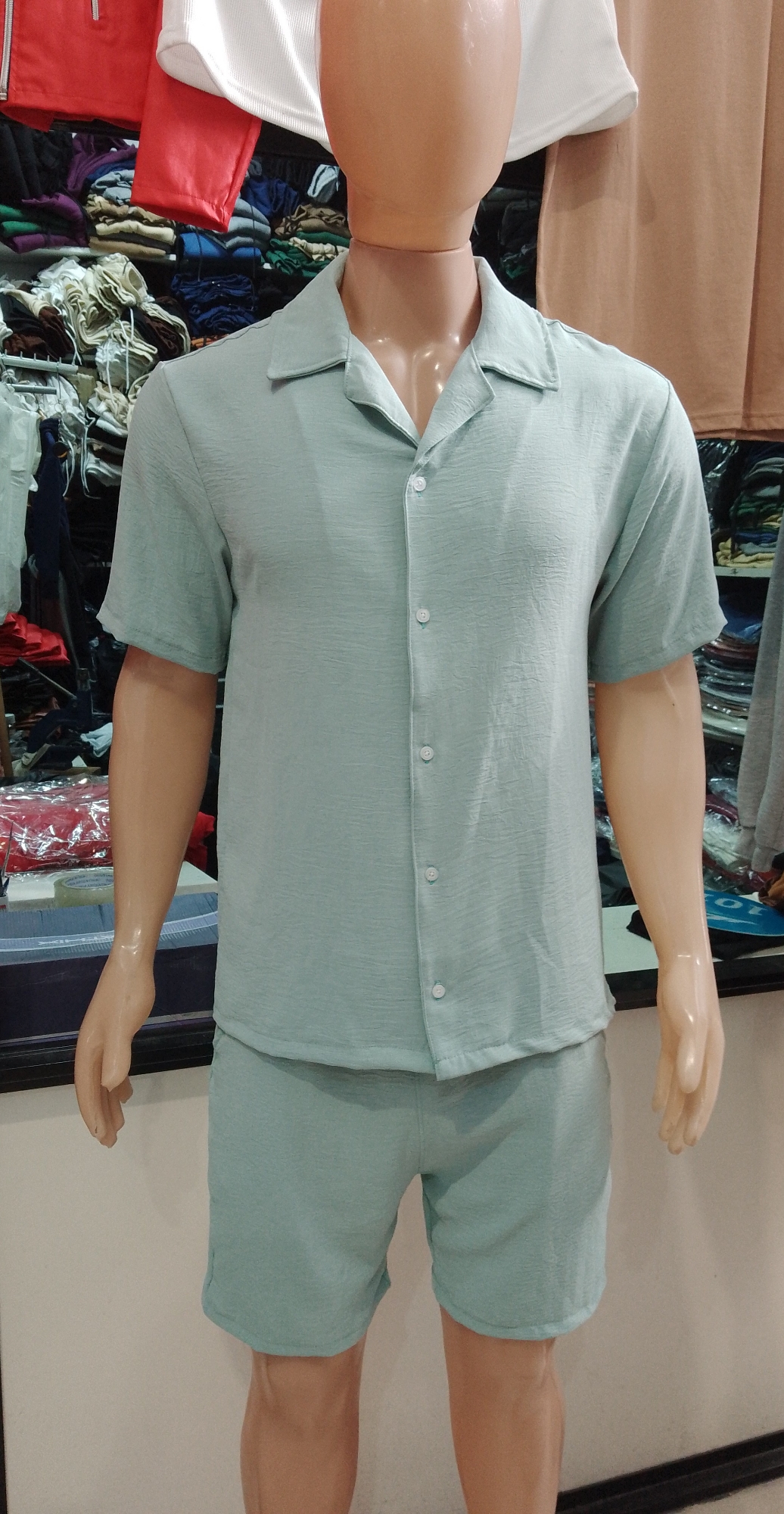 Conjunto Cey de Camisa Bermuda de Hombre del Talle 2 al 5 - Imagen 2