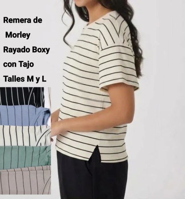 Remera de Modal Rayado