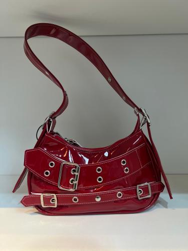 Carteras Baguette Mini Bags Roja Fiesta  Noche - Miniatura 3