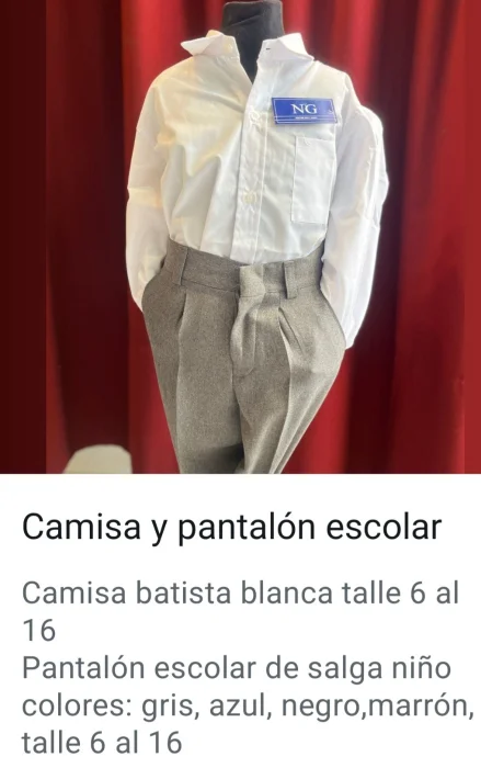 Pantalon Escolar Niño