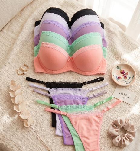 12 Conjuntos Algodón Lycra Pasteles