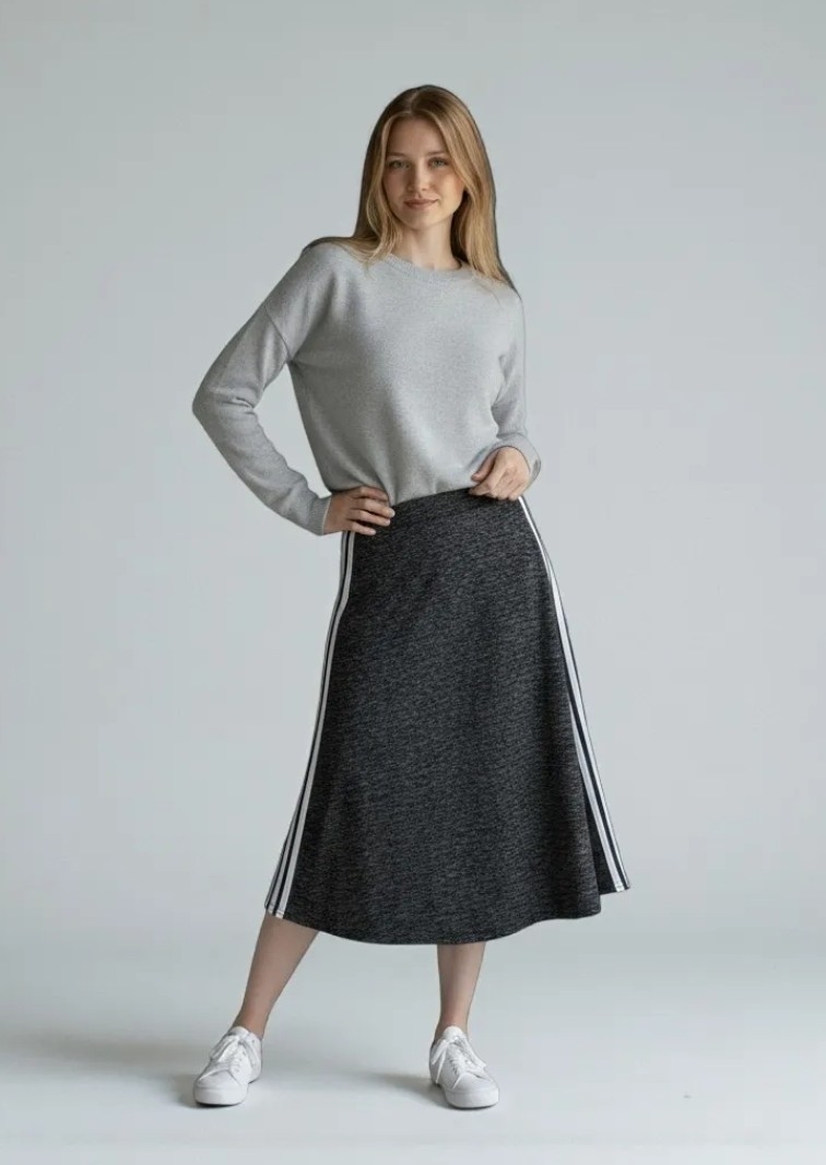 Falda Deportiva Evasé Tiras - Imagen 3