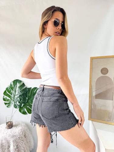 Musculosa Algodón Laycra Bordado - Miniatura 2