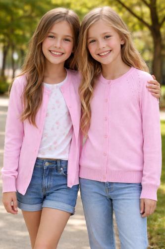 Campera Barby Rosa Hilo Lycra