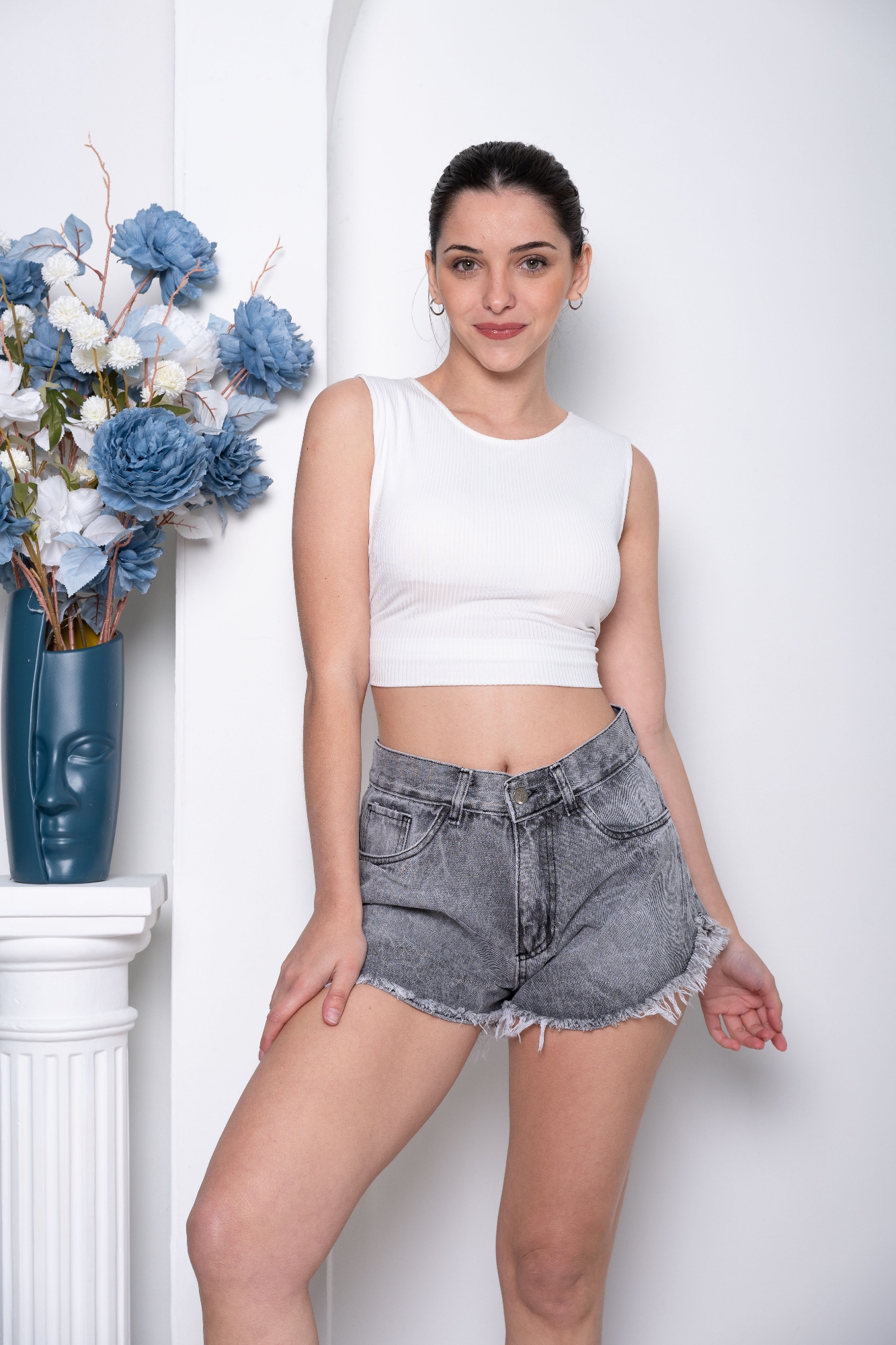'art 782-3' 34 al 40 Short Gris Desflecado "trend" - Imagen 3
