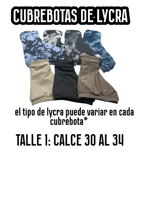 Cubrebotas Patín de Lycra
