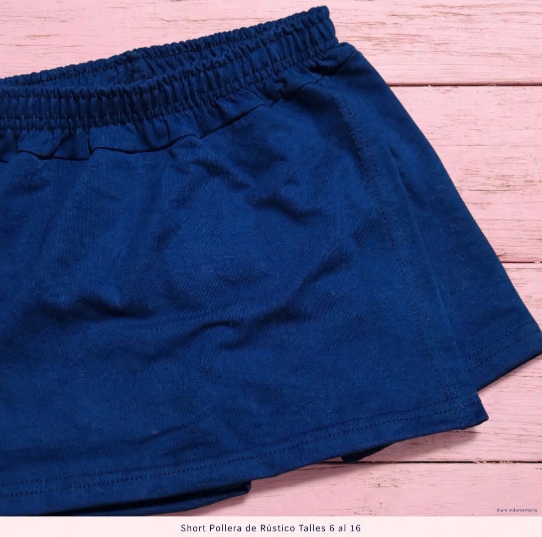 Short Pollera de Rustico Escolar Nena - Imagen 2