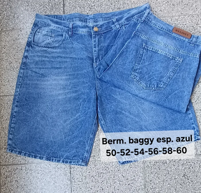 Bermuda Baggy Especial Azul