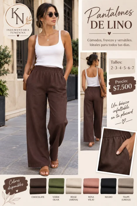 Pantalones de Lino