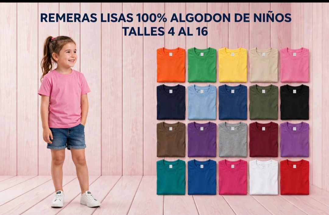 Remera Lisa Algodón - Imagen 2