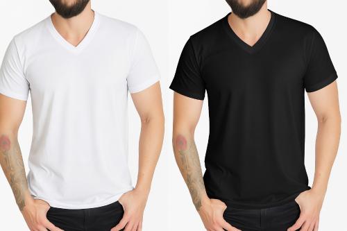 Remeras Cuello V