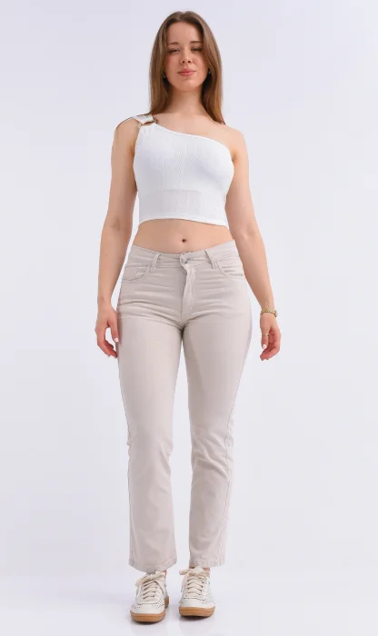 Recto Beige Elastizado