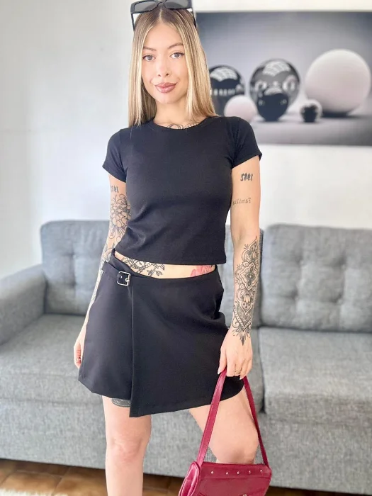 Shorts Pollera Creep Sastrero con Regulador