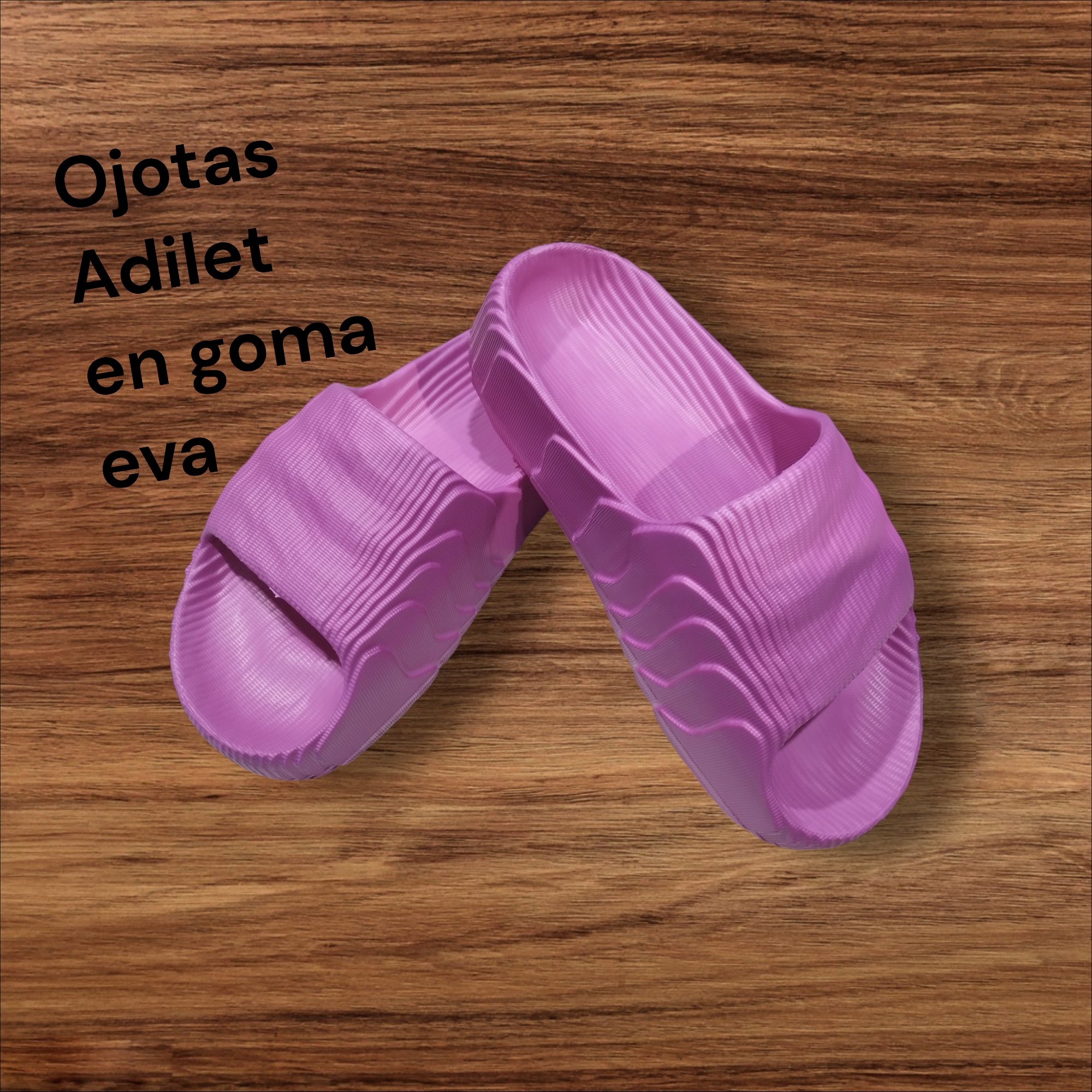 Ojotas Adilet en Goma Eva - Imagen 5