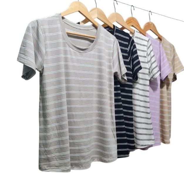 Remera  Rayada en Evasé T 4-5-6-7-8 - Imagen 2