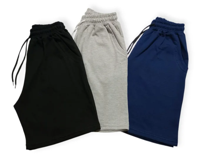 Bermudas Liso de Rústico Peinado