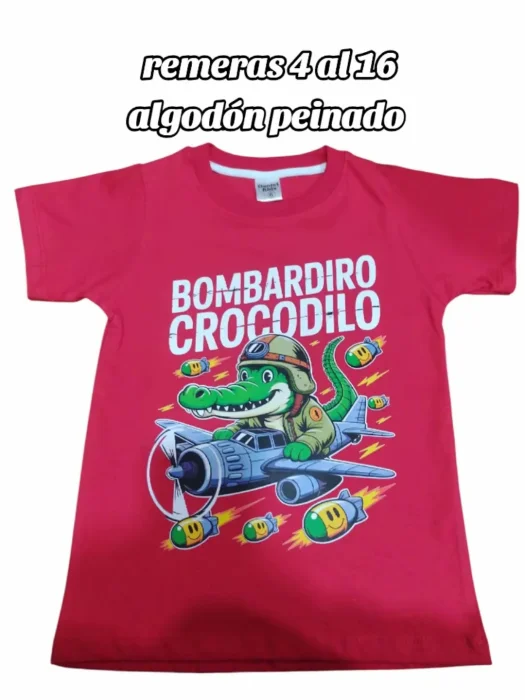 Remeras Bombardilo Crocodilo