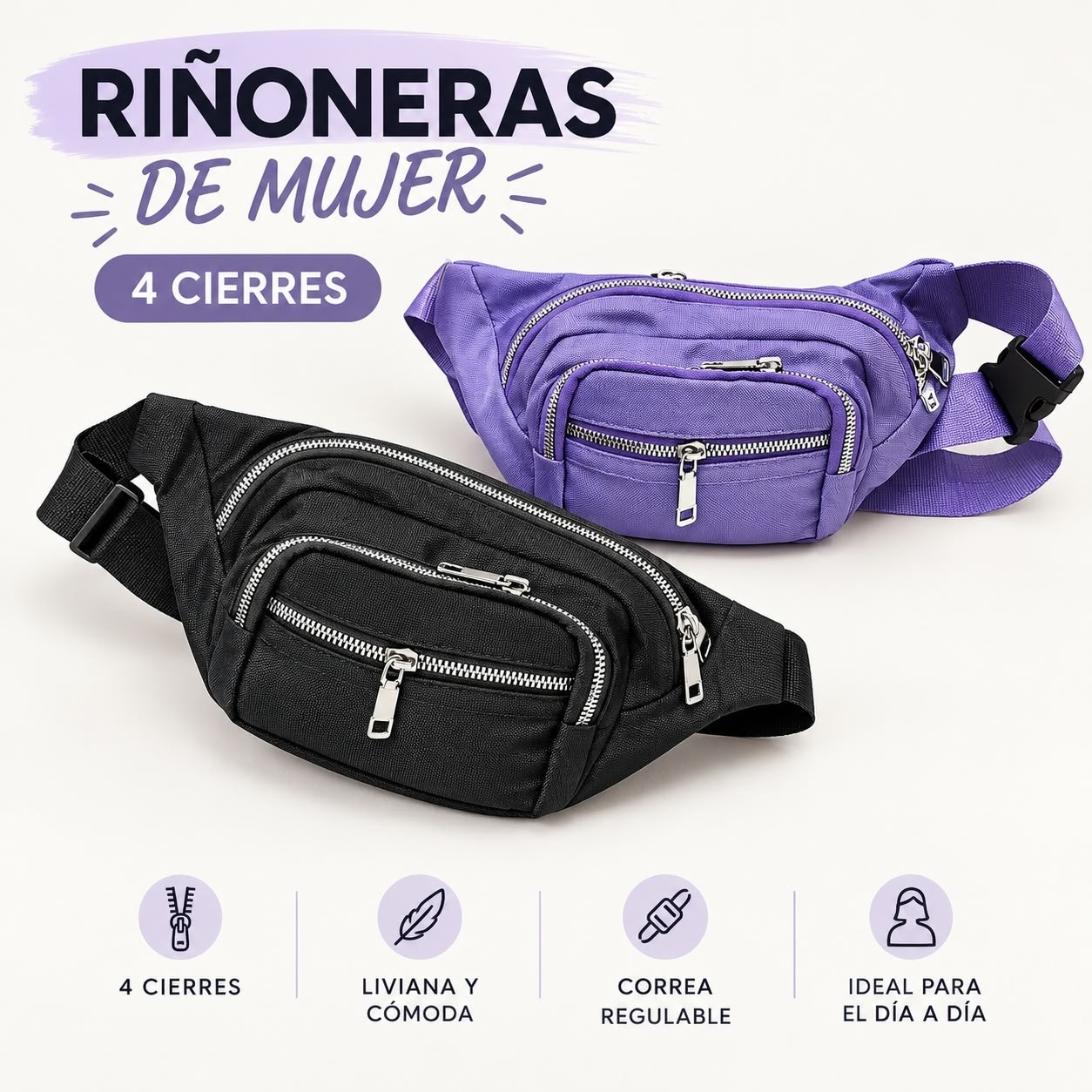 Riñoneras de 4 Cierres - Imagen 2