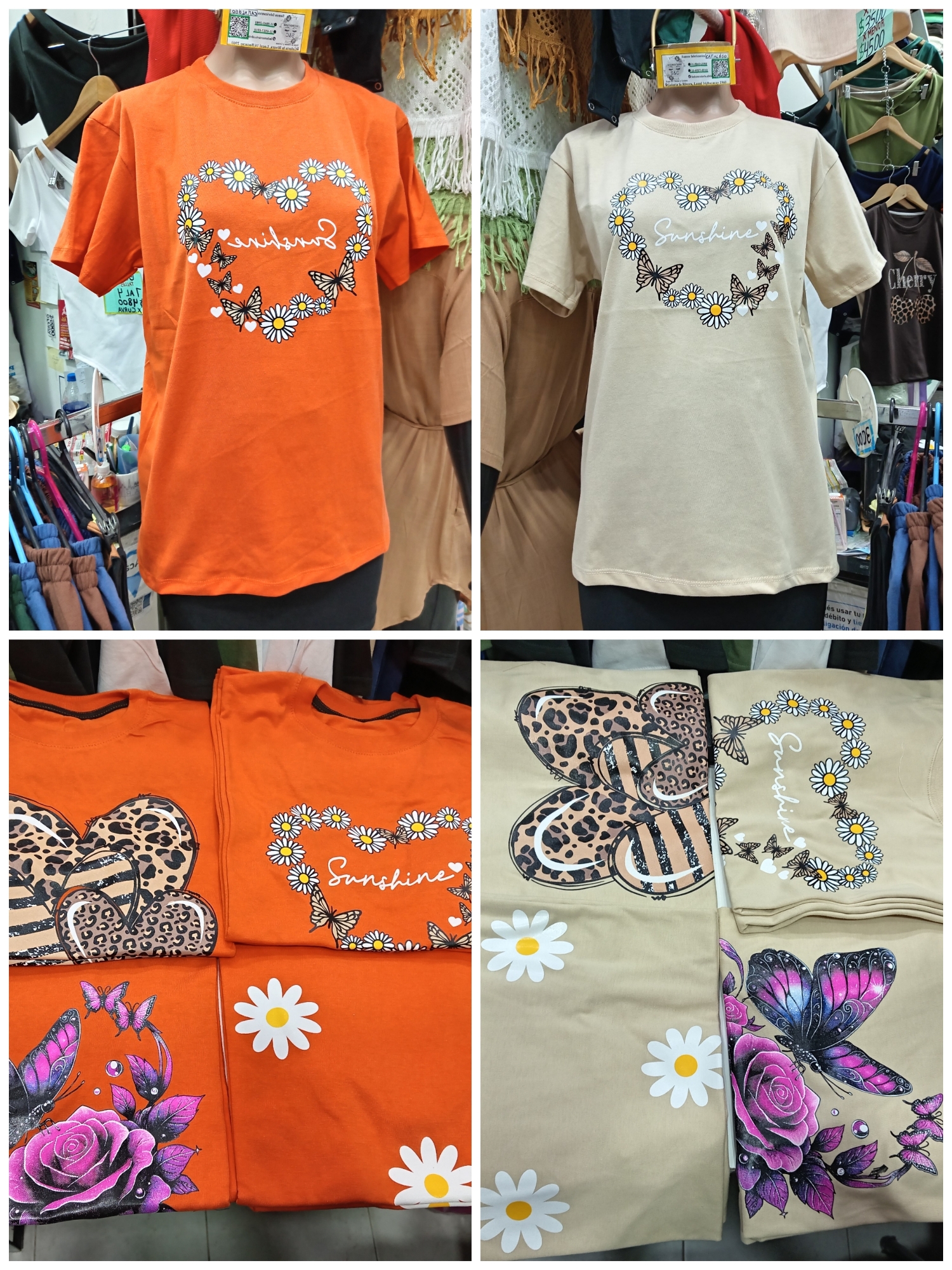 Remeras de Dama con Estampado - Imagen 2