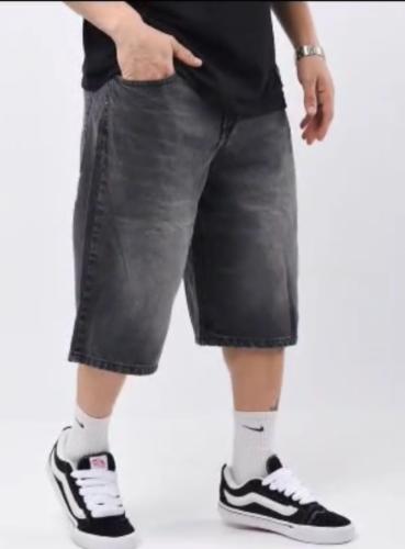 Bermudas Baggy Gris Lisa