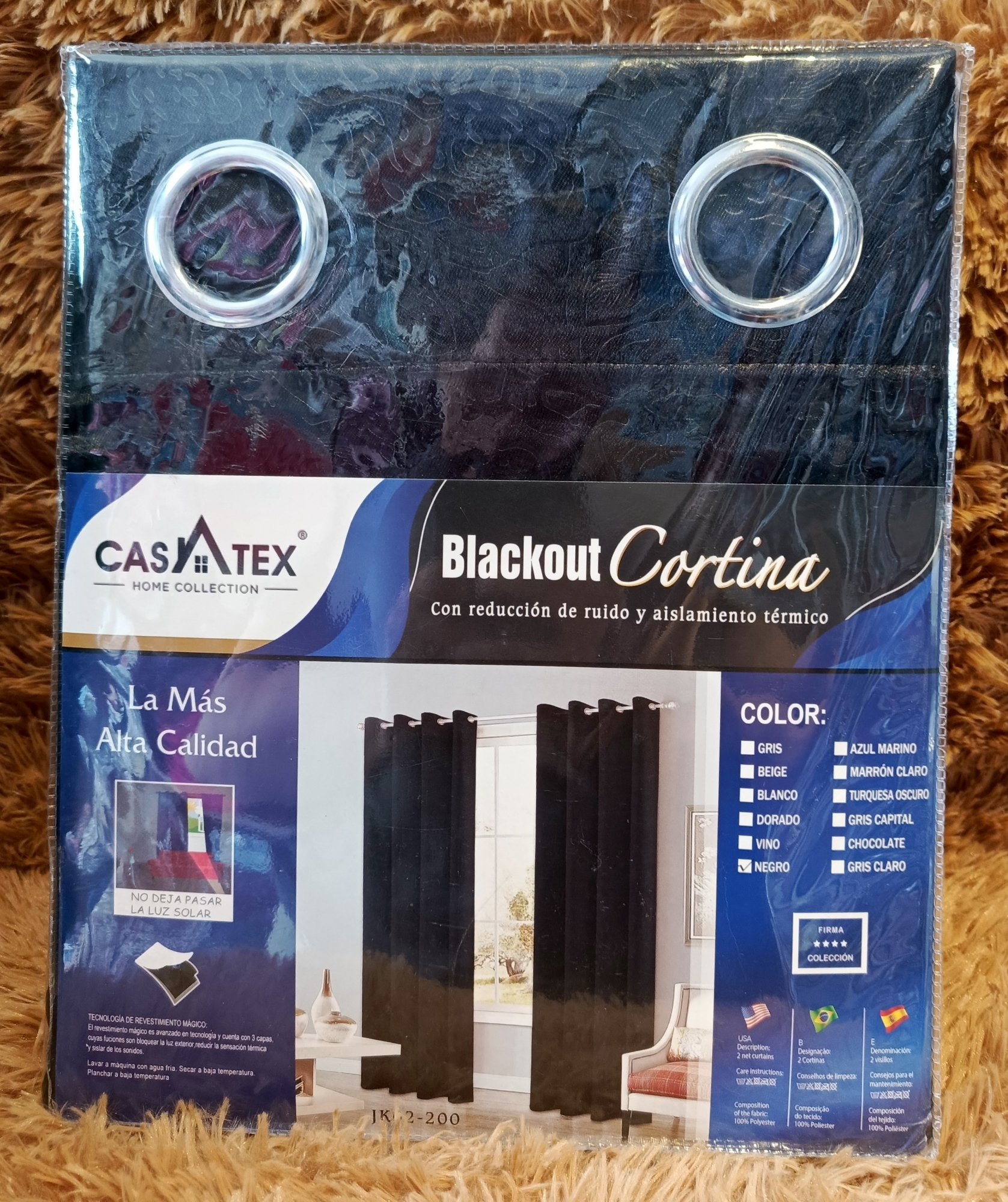 Cortinas Blackout Brillosos Casatex sin Engomado - Imagen 9