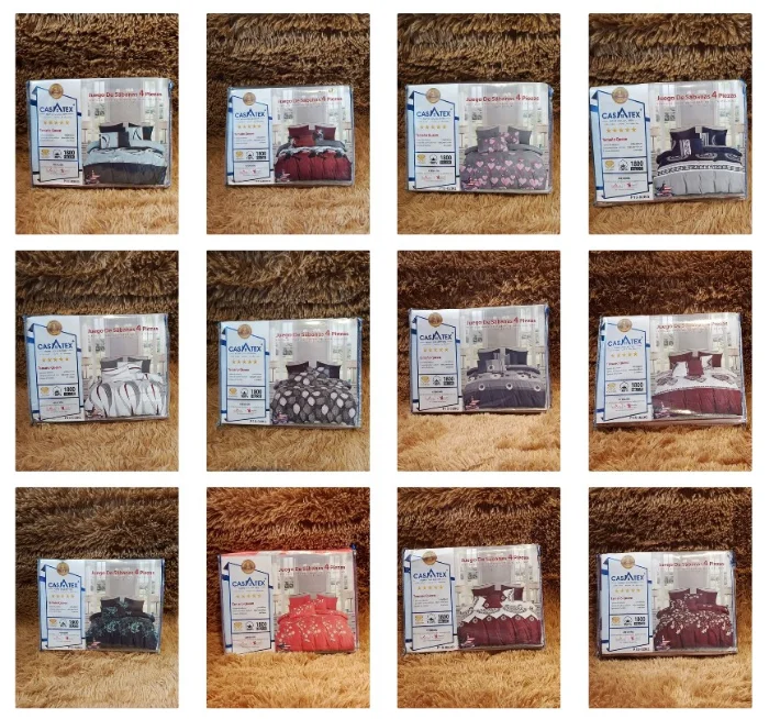 Sábanas Estampadas Casatex,pvc 1800 Hilos