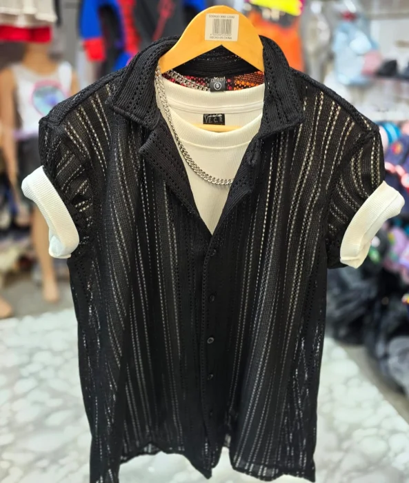 Camisa Crochet