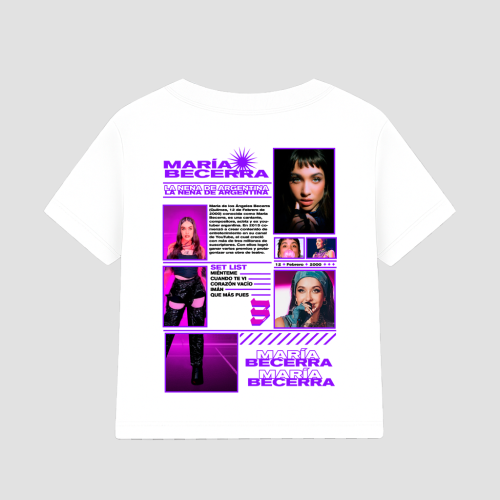 Remera Mari Becerra de Algodon Peinado Oversize