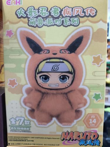 Caja Sorpresa de Naruto y Stich Estilo Labubu