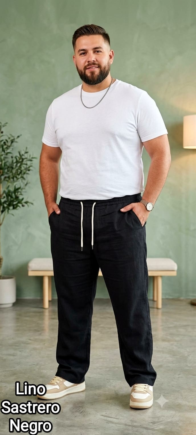 Pantalones de Lino Talles Especiales - Imagen 6