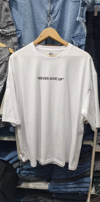 Remeras Over , Never Give Up