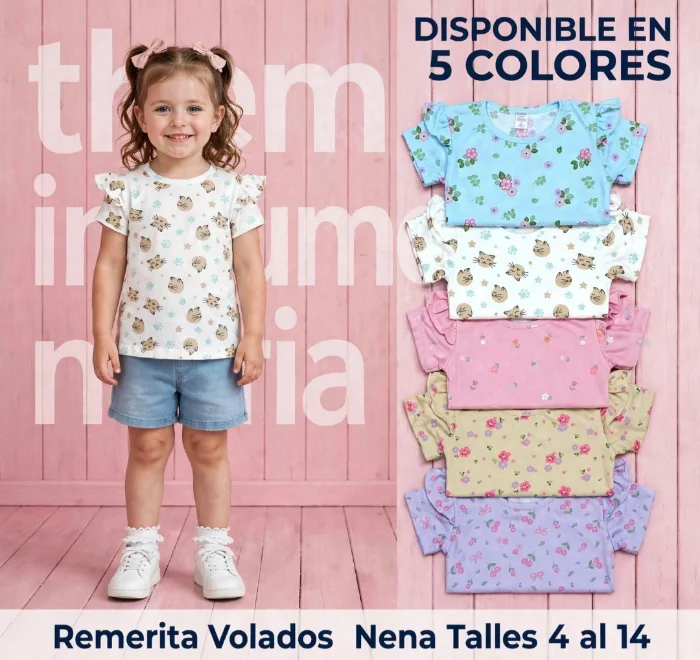 Remera Morley Estampado Nena