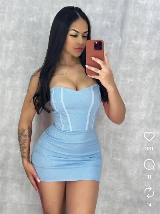 Vestido Corset Regulable en la Espalda