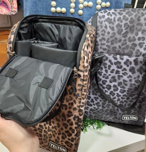 Mochila Bolso Matera Estampado Animal Print Yelton Reforzada